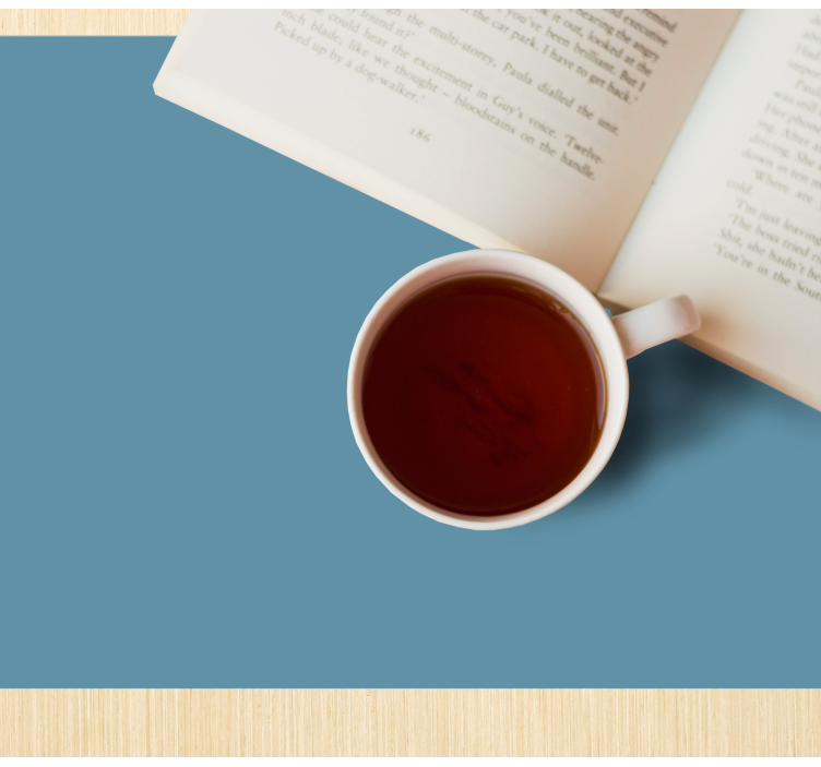 Set de table moderne tasse à café overbook - TenStickers