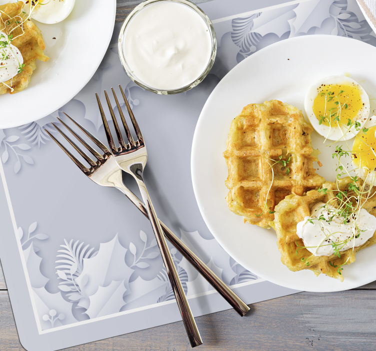 Set de table noël design élégant pour les fêtes - TenStickers