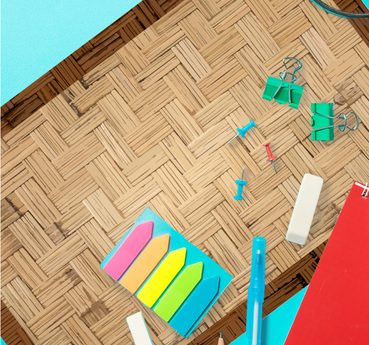 Set de table original accessoires de bureau colorés - TenStickers