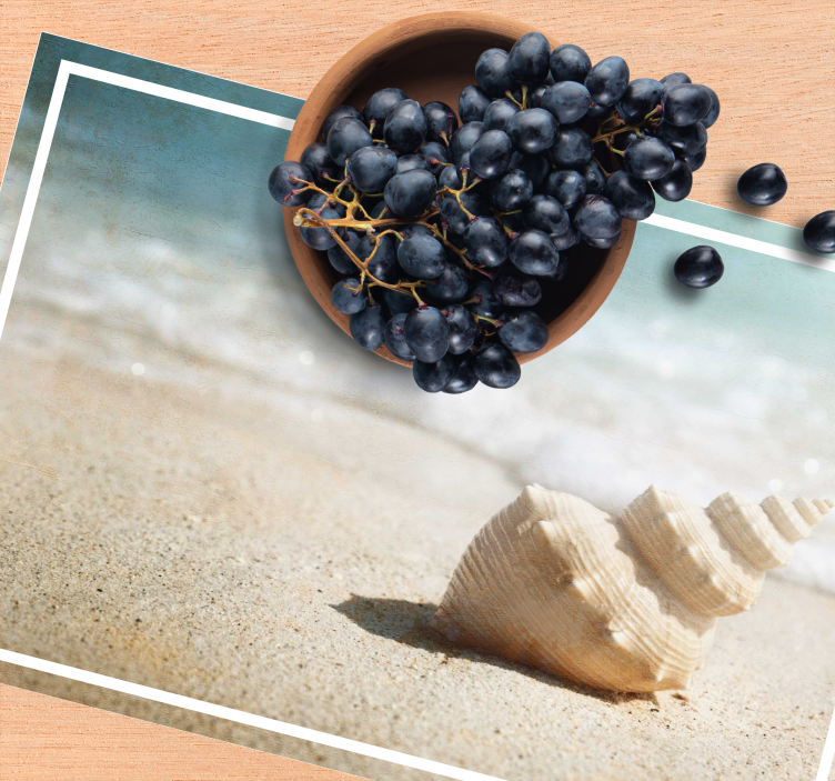 Set de table original affichage élégant de coquillage - TenStickers