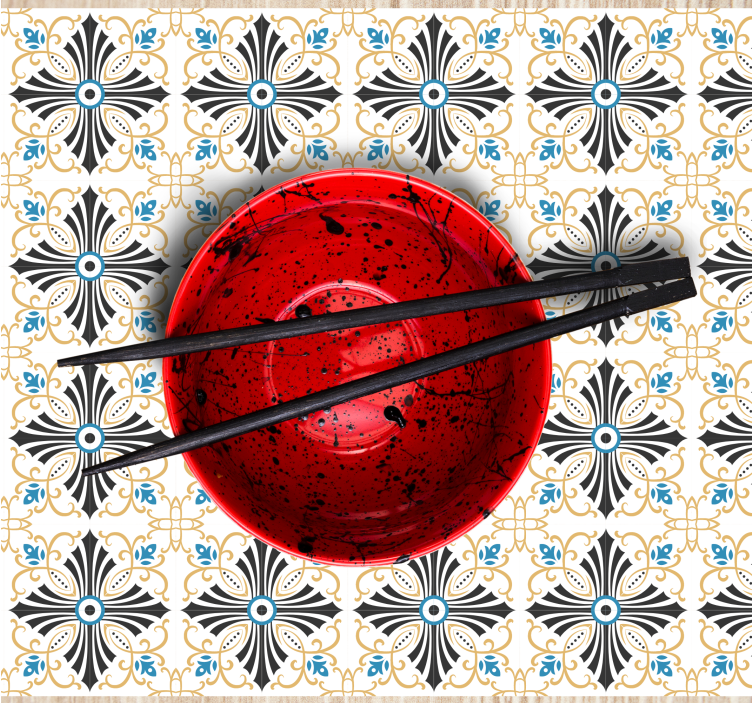 Set de table original bol Écarlate vibrant - TenStickers