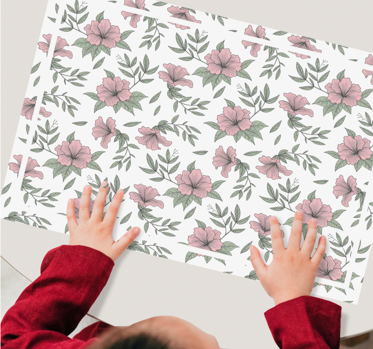 Set de table original composition florale - TenStickers