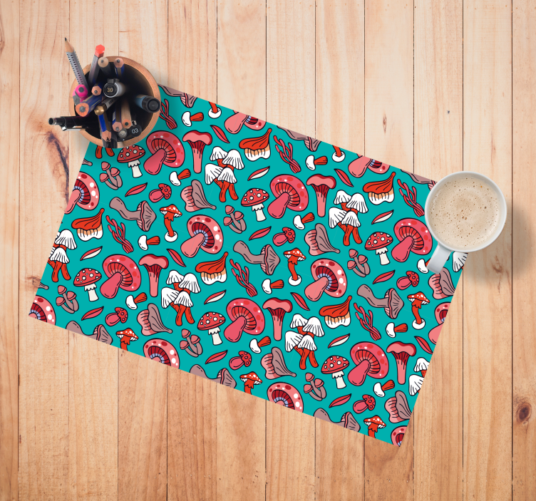 Set de table original concept champignon vivant - TenStickers