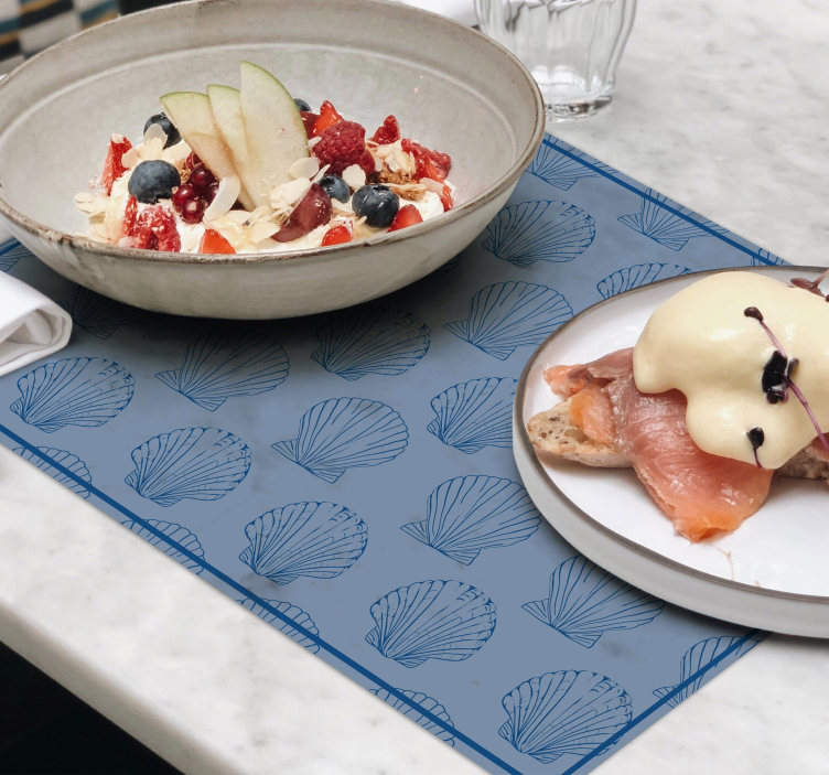 Set de table original Élégance motif coquillage - TenStickers