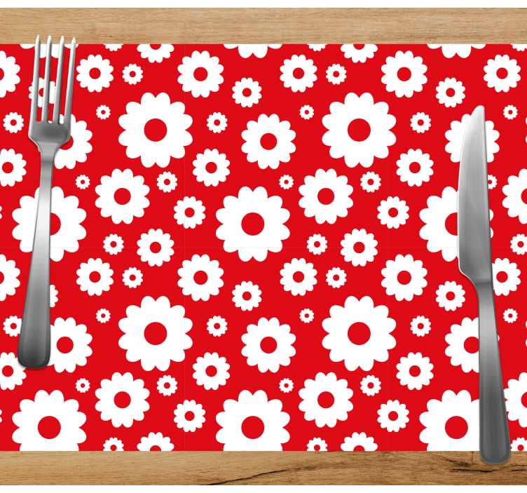 Set de table original imprimé botanique - TenStickers