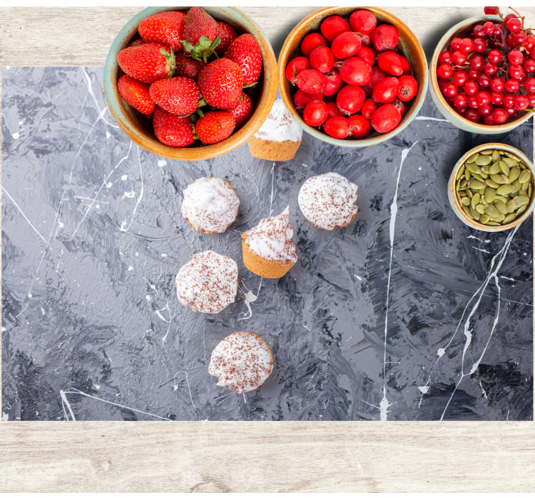 Set de table original mini cupcakes délicieux - TenStickers