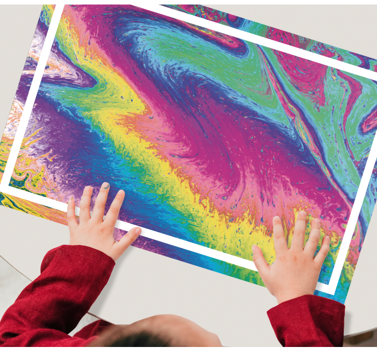 Set de table original motif abstrait vibrant - TenStickers