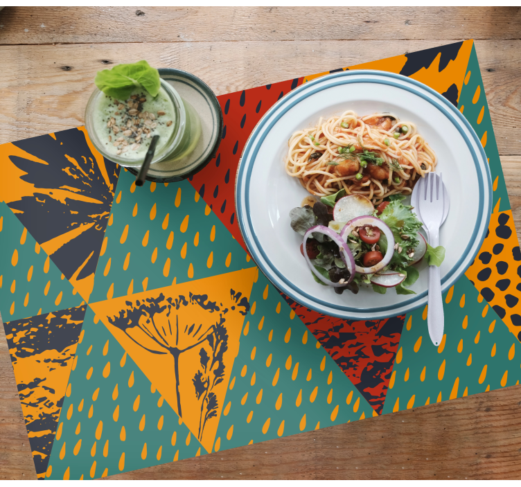 Set de table original motif géométrique audacieux - TenStickers