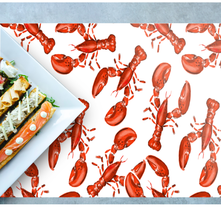 Set de table original motif homard - TenStickers