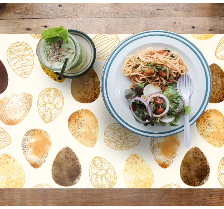 Set de table original motif œuf élégant - TenStickers