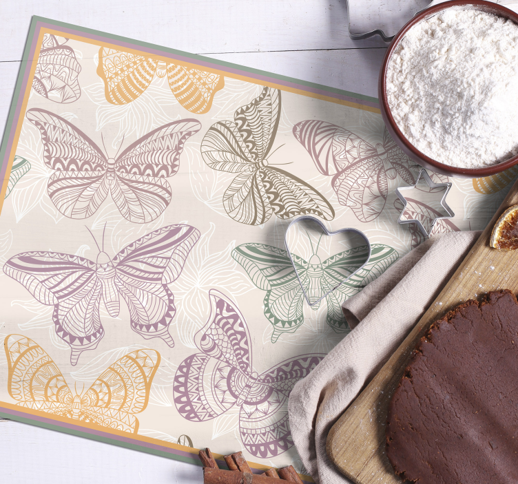 Set de table original motif papillon élégant - TenStickers