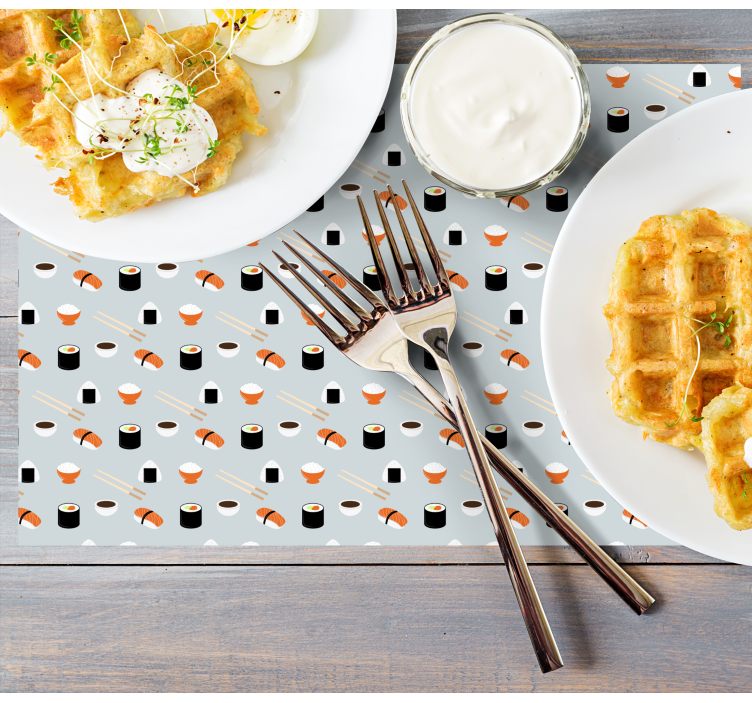 Set de table original motif sushi - TenStickers