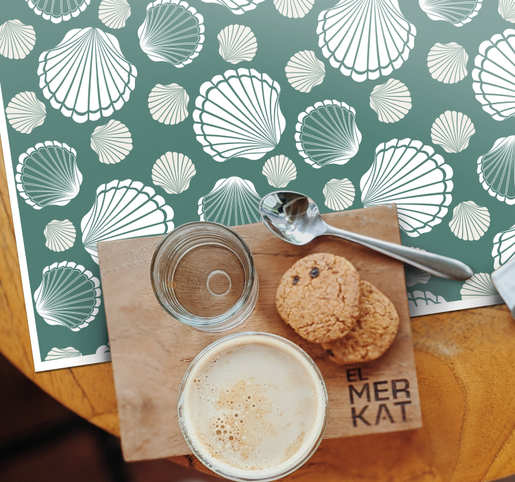 Set de table original motifs de coquillages - TenStickers