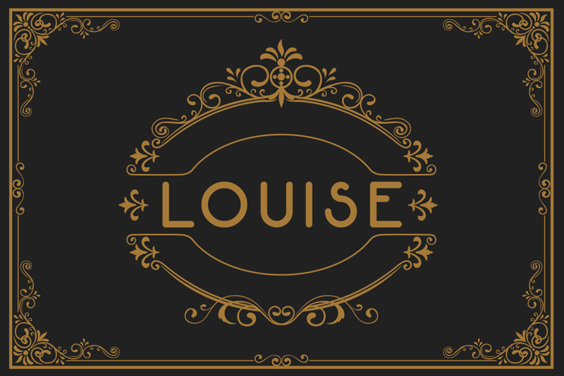 Ornement avec sets de table nom personnalisables - TenStickers