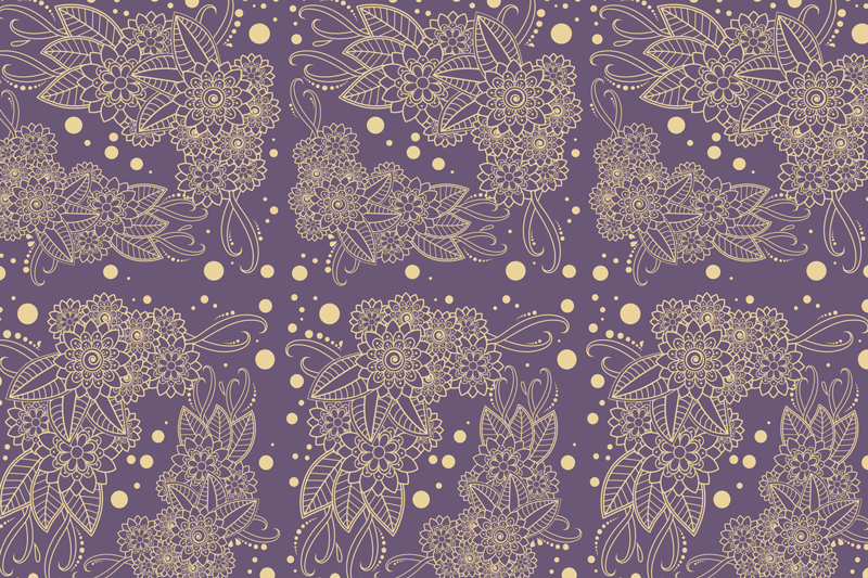 Set de table design bois illustration botanique - TenStickers