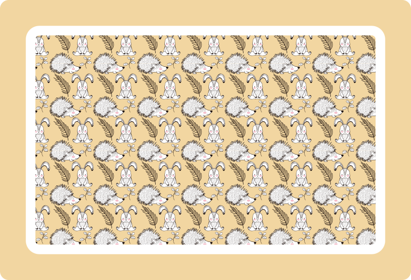 Set de table design enfant personnages de dessin animé - TenStickers