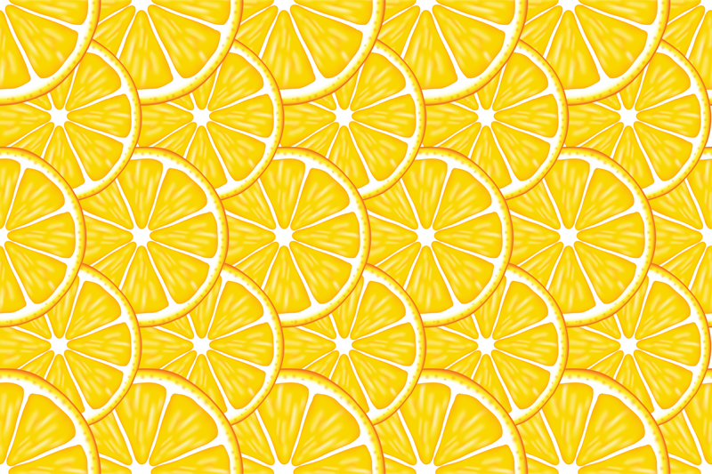 Set de table original motif citron frais - TenStickers
