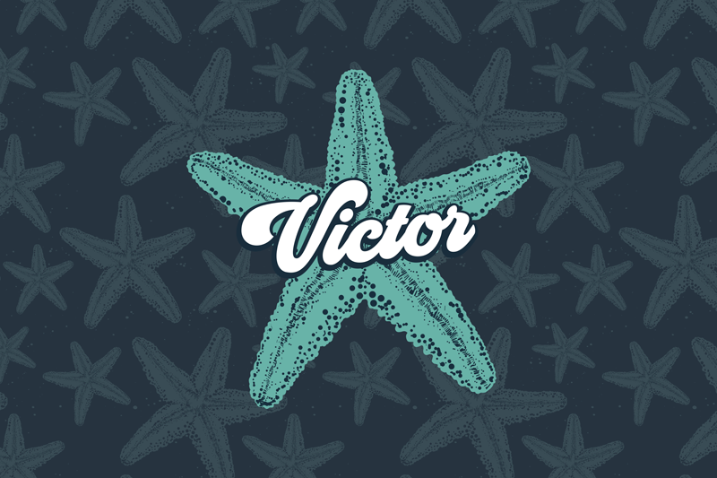 Set de table design étoile de mer personnalisée - TenStickers