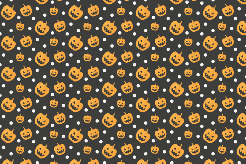 Set de table halloween motif citrouilles - TenStickers