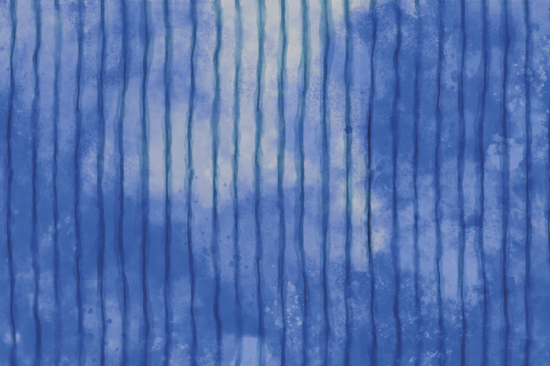 Set de table design bois motif rayé bleu - TenStickers