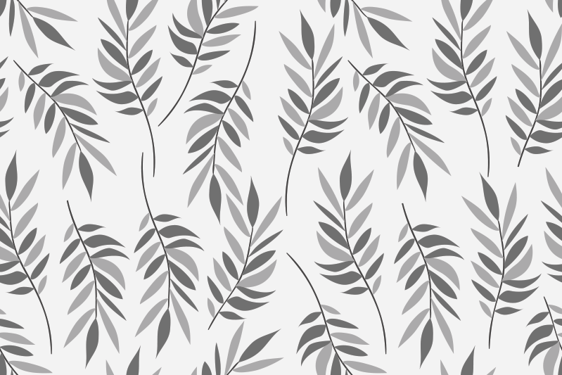 Set de table design bois motif feuilles élégant - TenStickers