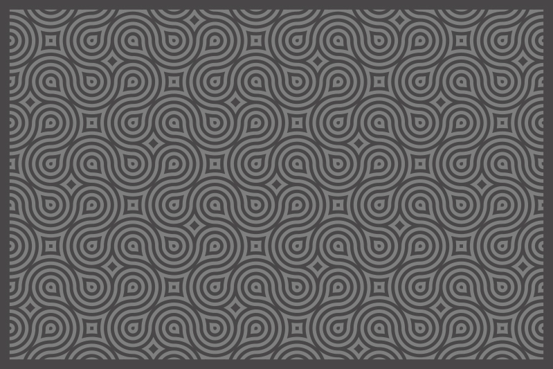 Set de table design bois motif tourbillon abstrait - TenStickers