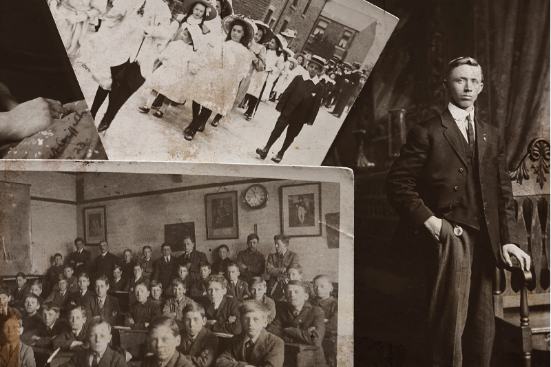 Set de table original Vieilles photos - TenStickers