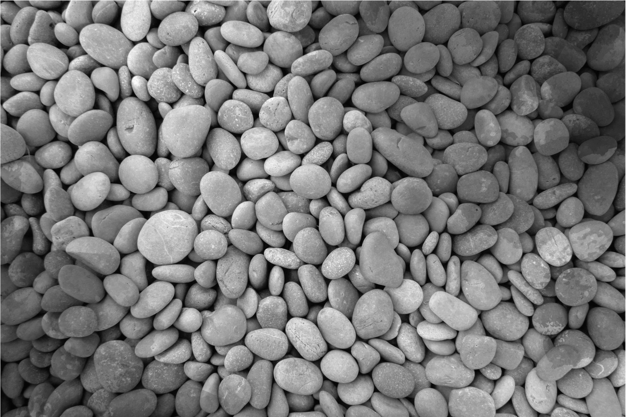 Set de table design bois surface galet lisse - TenStickers