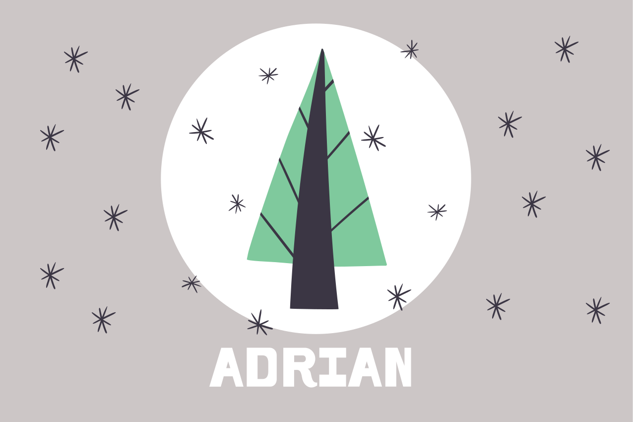 Set de table noel Sapin de noël personnalisé - TenStickers