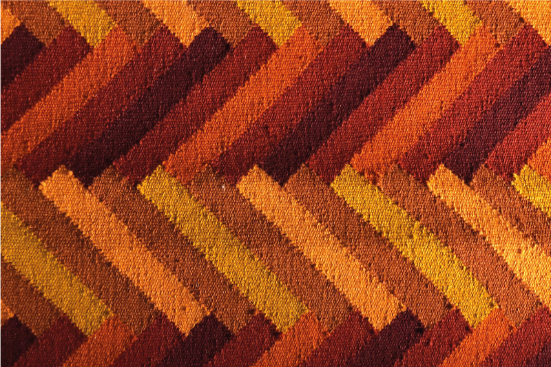 Set de table design bois motif géométrique vibrant - TenStickers