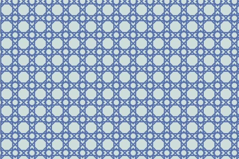 Set de table design bois motif bleu élégant - TenStickers