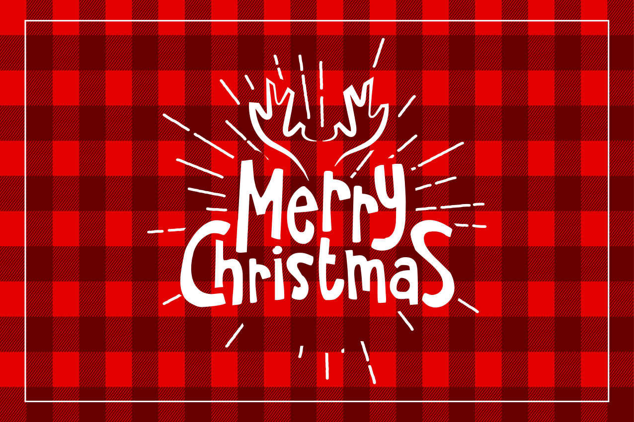 Set de table noël design joyeux noël - TenStickers