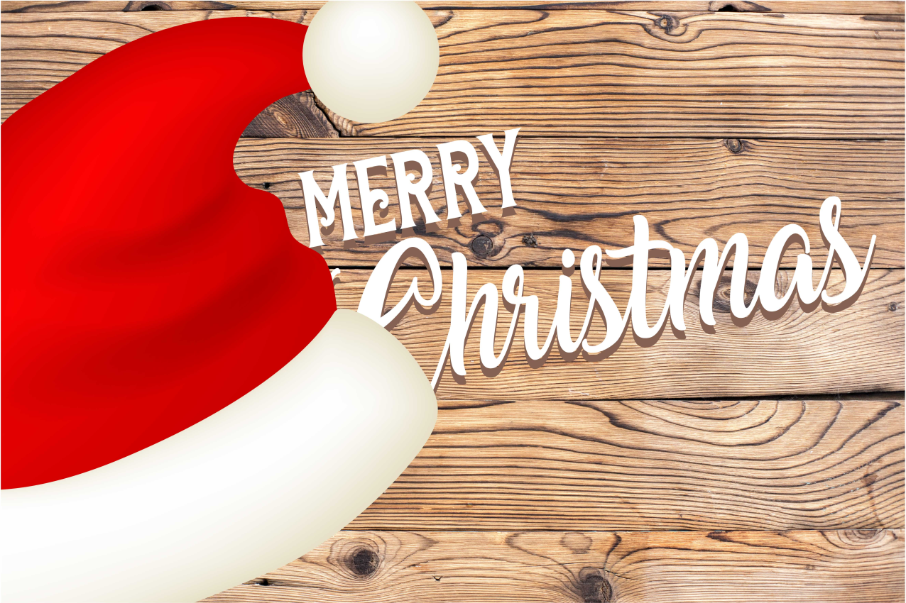 Set de table noël chapeau de noël festif - TenStickers