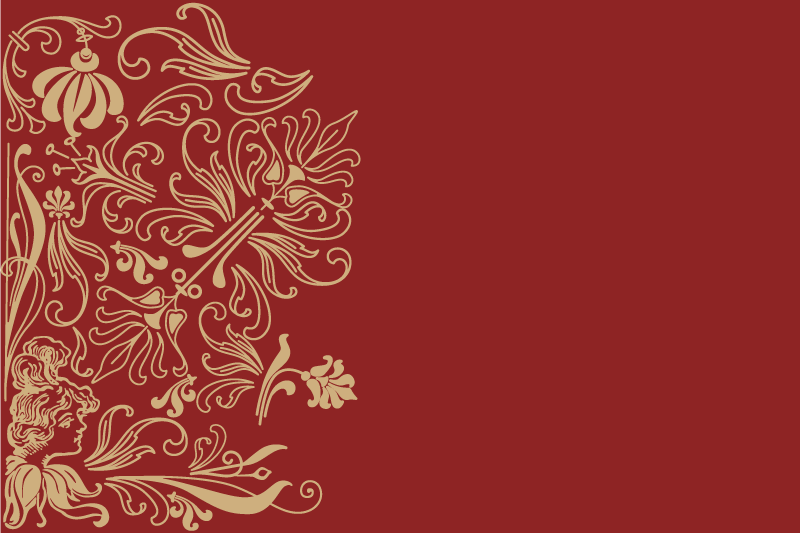 Set de table design élégant avec accents floraux élégants - TenStickers