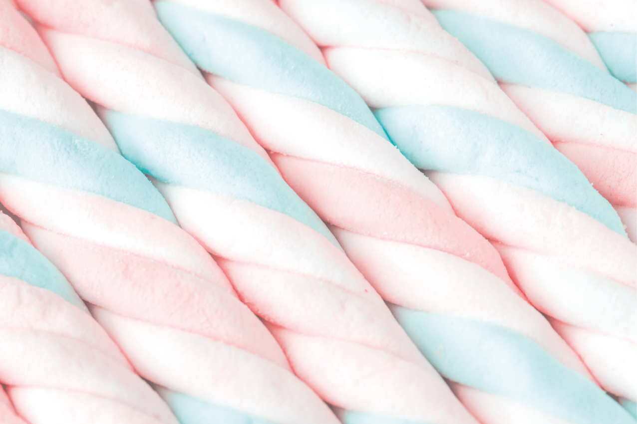 Set de table original sucre d'orge tourbillonné - TenStickers