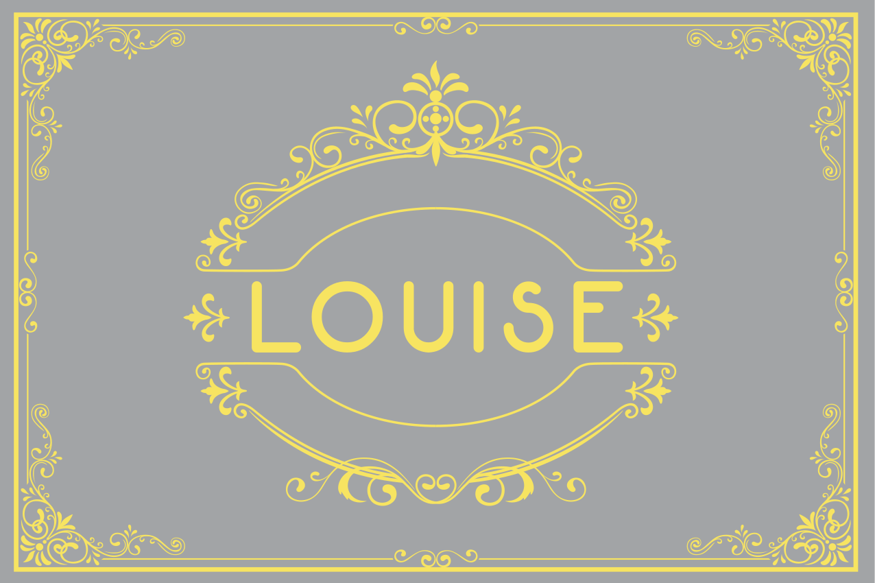 Set de table design nom affichage élégant - TenStickers