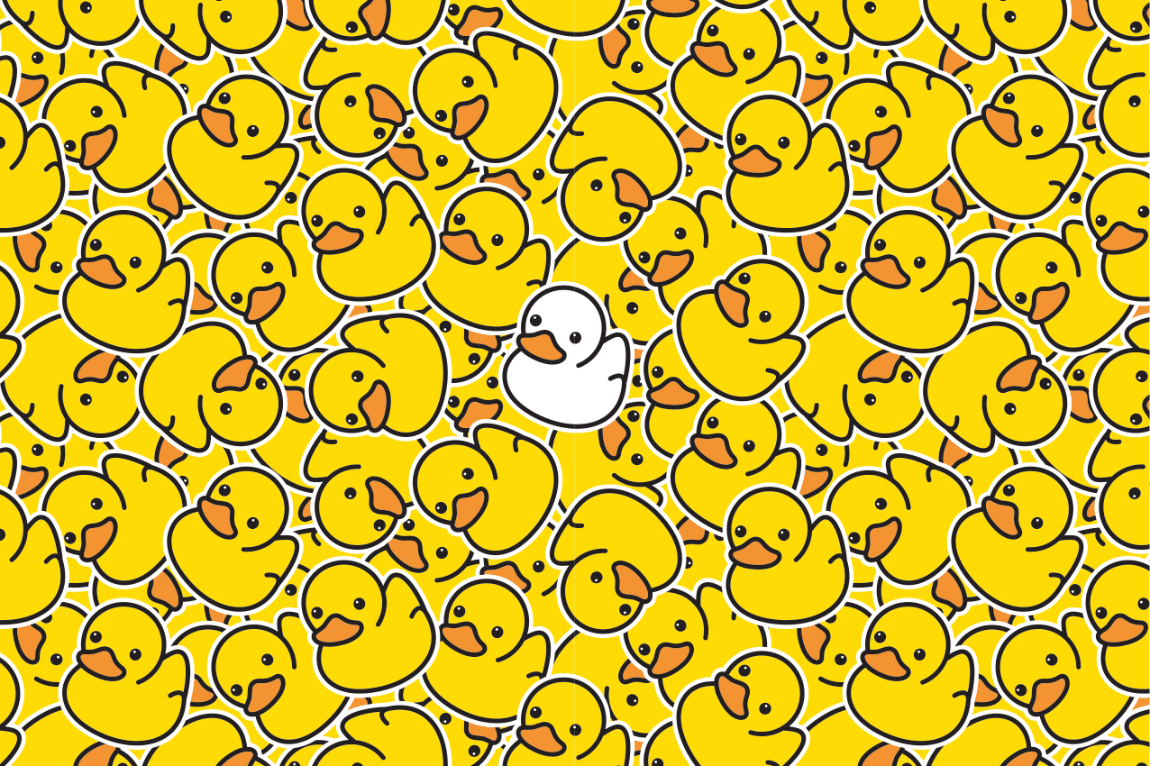 Set de table design enfant motif canard - TenStickers