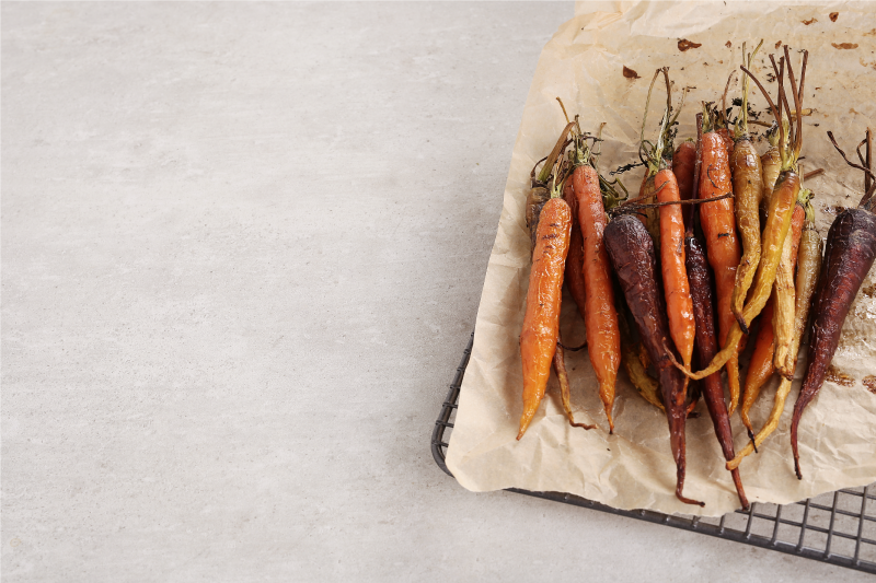 Set de table pour restaurant carottes colorées rôties - TenStickers