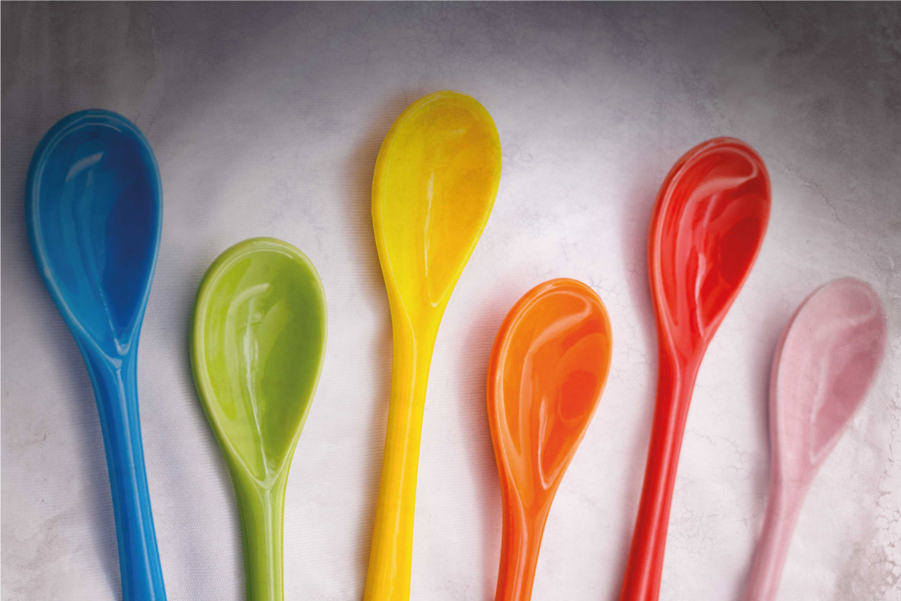 Set de table pour maison ustensiles de cuisine colorés - TenStickers