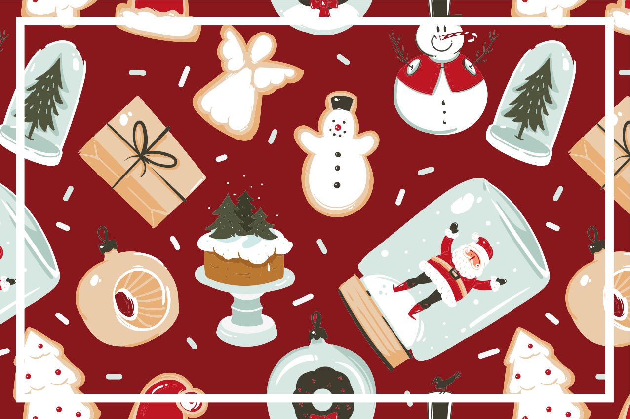 Set de table noël motifs festifs de fête - TenStickers