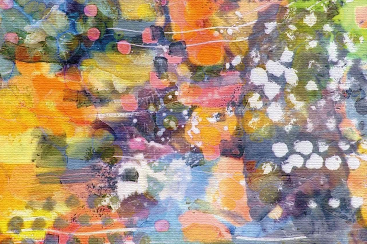 Set de table design bois éclat de couleurs - TenStickers