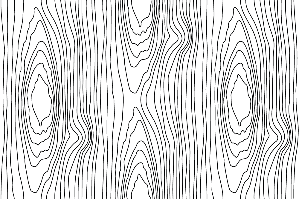 Set de table design bois motif bois - TenStickers