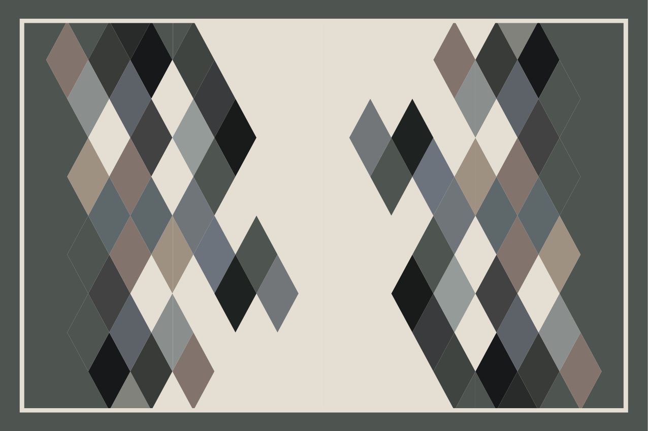 Set de table moderne surface à motif géométrique - TenStickers