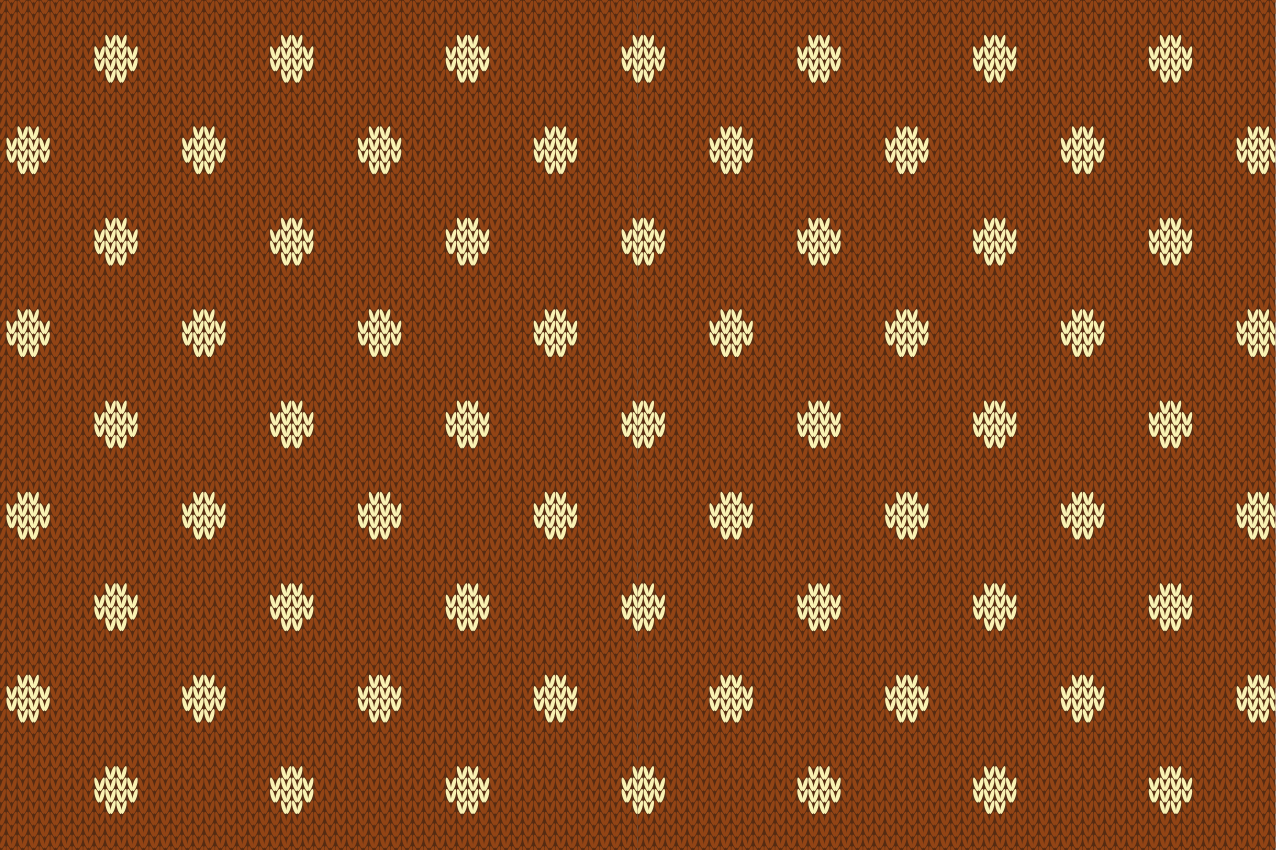 Set de table design bois motif à pois texturé - TenStickers