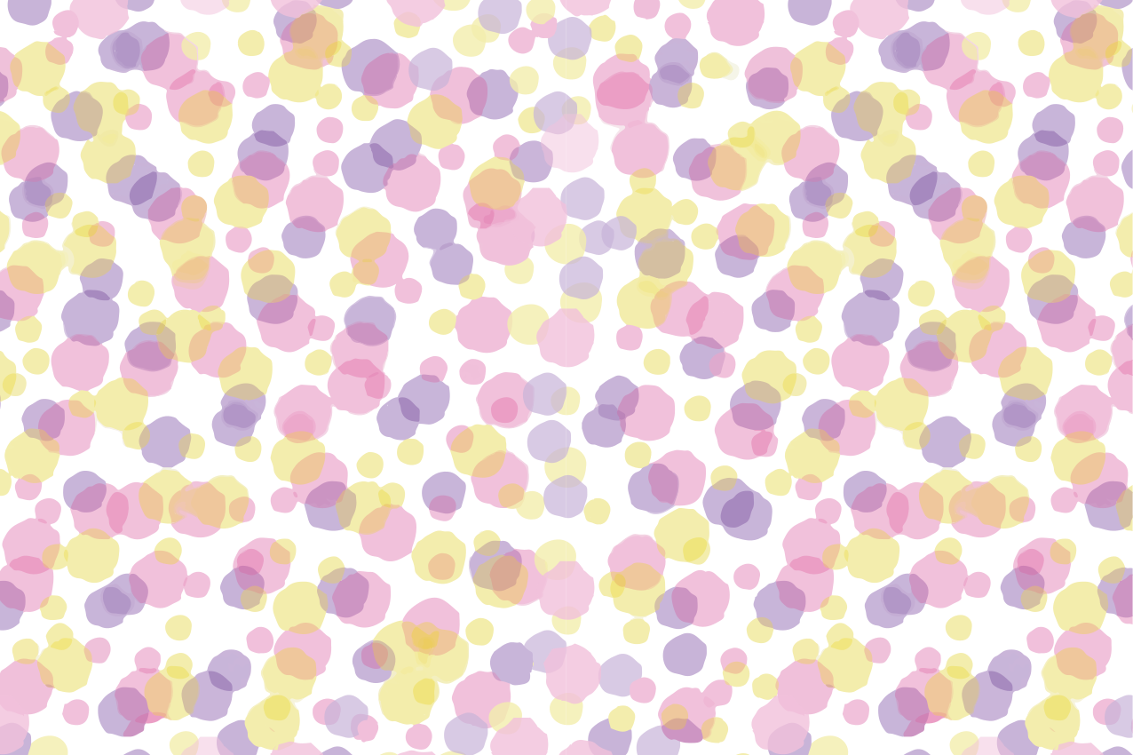 Set de table design bois motifs abstraits colorés - TenStickers