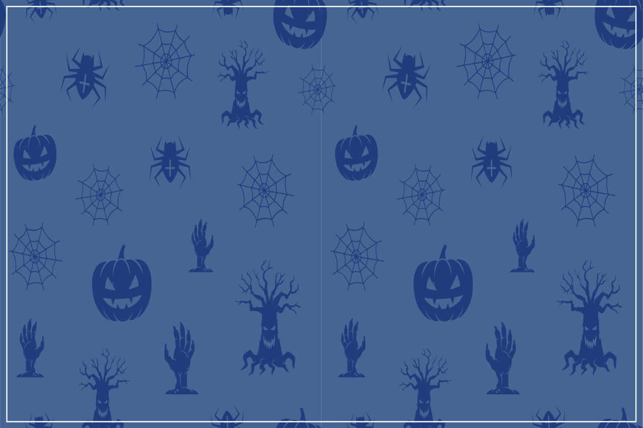 Set de table halloween décor thème effrayant - TenStickers
