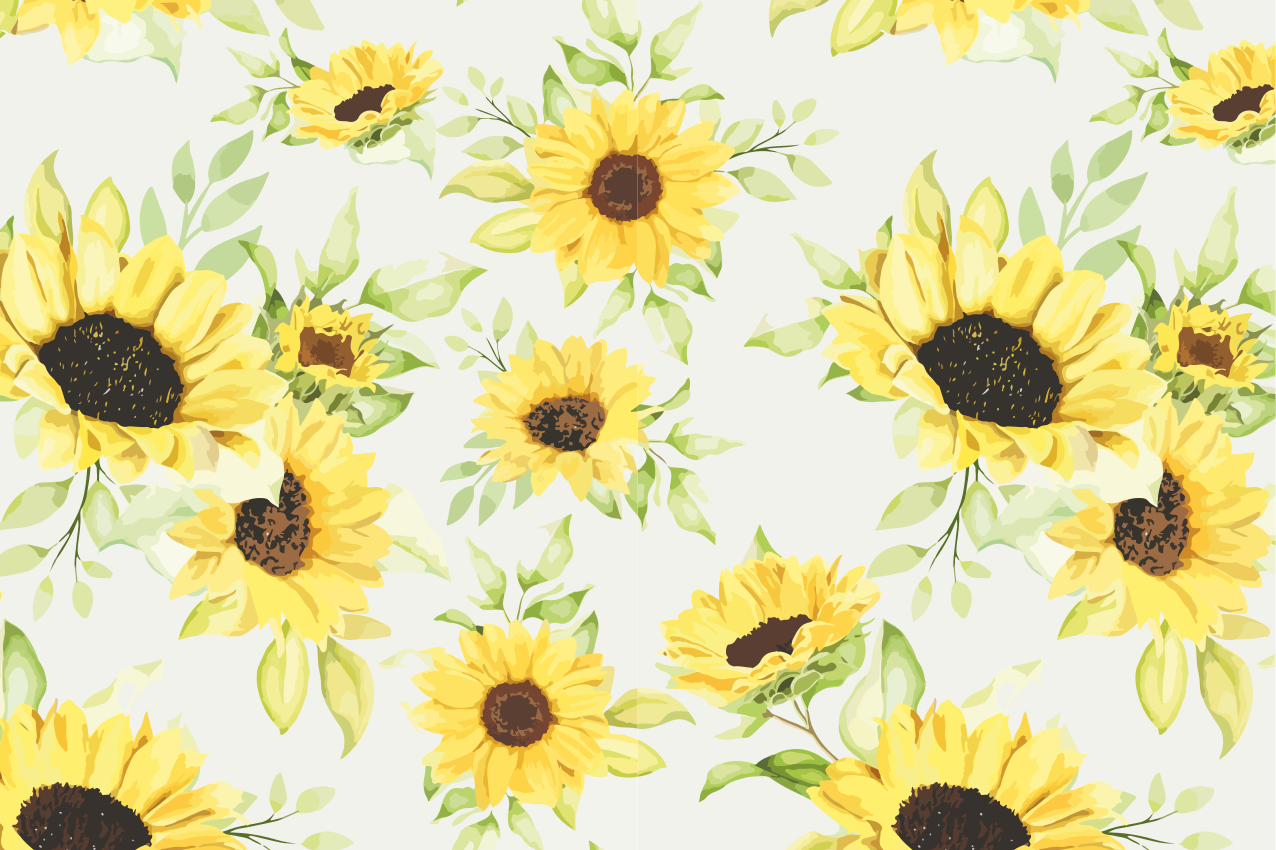 Set de table original motif tournesol - TenStickers
