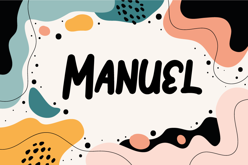 Set de table design enfant formes abstraites vives - TenStickers