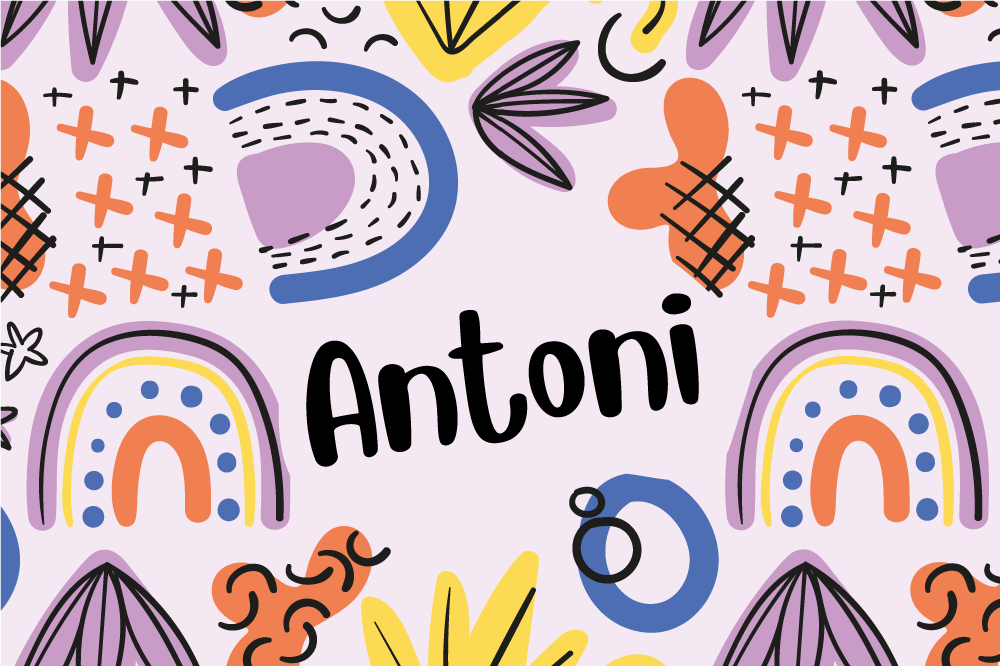 Set de table design enfant motifs arc-en-ciel colorés - TenStickers