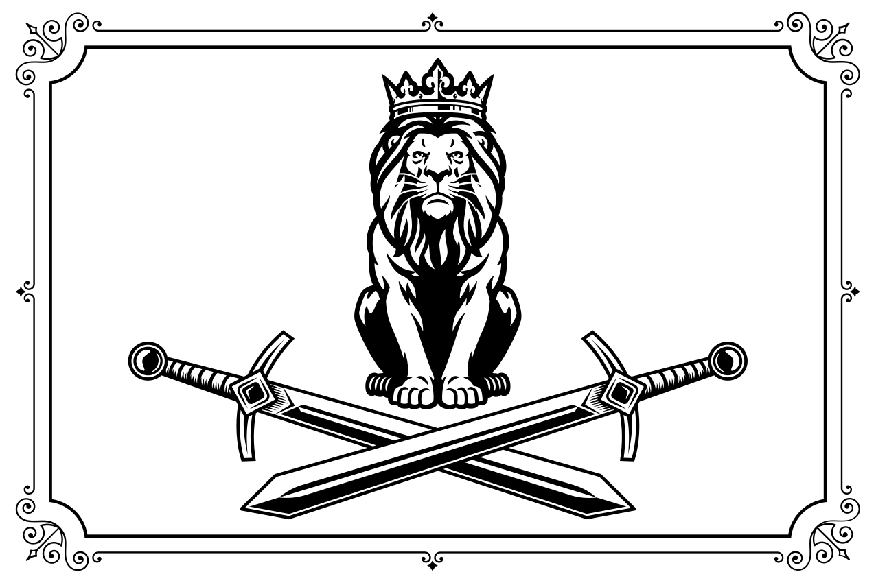 Set de table original emblème du roi lion - TenStickers